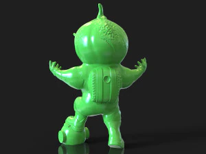 Venom pumpkin in a spacesuit for Halloween 3D Print Model