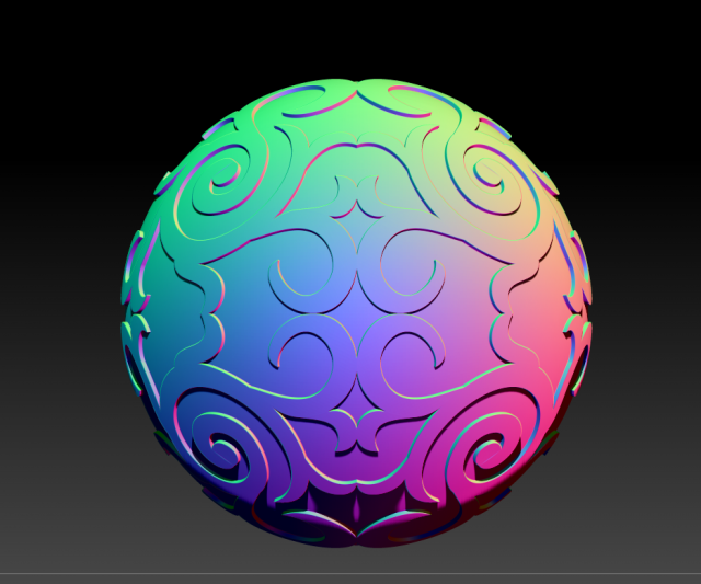 relief 3d hollow sculpture ball model design download Modelo 3D .c4d .max .obj .3ds .fbx .stl .blend 