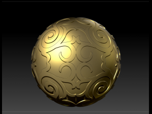 relief 3d hollow sculpture ball model design download Modelo 3D