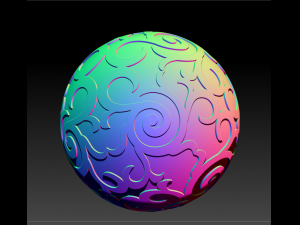 relief 3d hollow sculpture ball model design download Modelo 3D