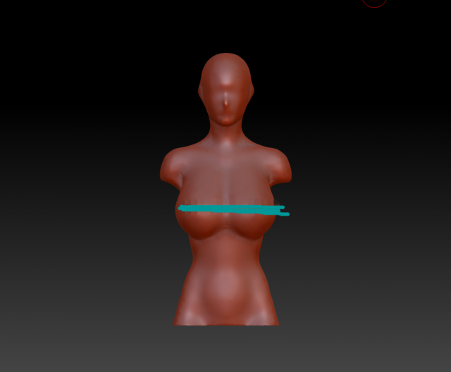 female body art model download 3d large chest female model download Modelo  3D in Outro 3DExport
