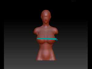 female body art model download 3d large chest female model download 3D Model