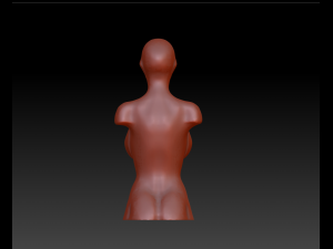 female body art model download 3d large chest female model download 3D Model