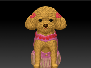 original teddy dog 3d design model download Model 3D
