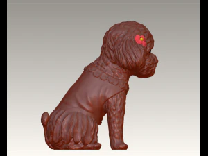 original teddy dog 3d design model download 3D Model