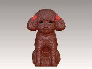 original teddy dog 3d design model download Model 3D