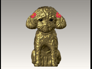 original teddy dog 3d design model download Model 3D
