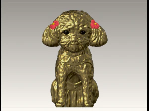 original teddy dog 3d design model download 3D Model