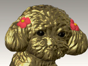 original teddy dog 3d design model download 3D Model