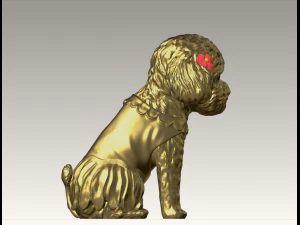 original teddy dog 3d design model download 3D Model
