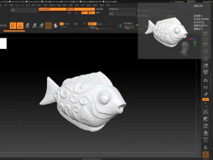 original new goldfish download goldfish sculpture 3d drawing download 3D Model