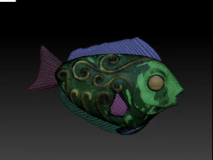 original new goldfish download goldfish sculpture 3d drawing download 3D Model