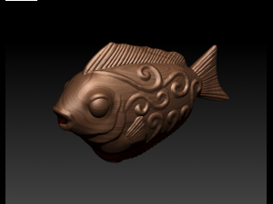 original new goldfish download goldfish sculpture 3d drawing download 3D 모델