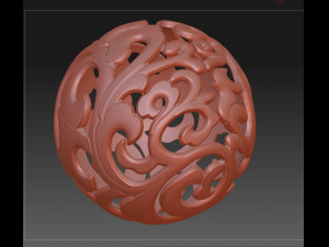 download 3d drawing of hollow ball in stl format Modelo 3D