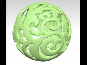 download 3d drawing of hollow ball in stl format 3D Model