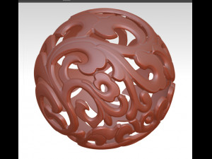 download 3d drawing of hollow ball in stl format 3D Model