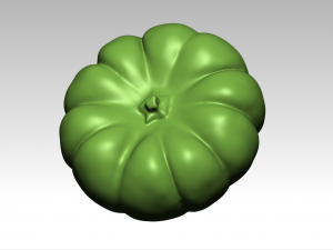 download stl format of pumpkin 3d drawing Modèle 3D