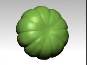 download stl format of pumpkin 3d drawing Modèle 3D