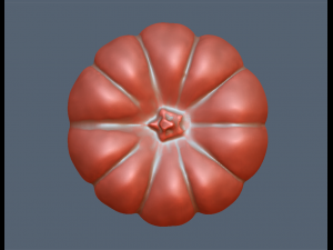 download stl format of pumpkin 3d drawing Modèle 3D