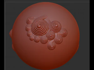 Scarica 7 spazzole per capelli di leone ZBrush Spazzole per capelli di leone di pietra antichi cinesi Modello 3D