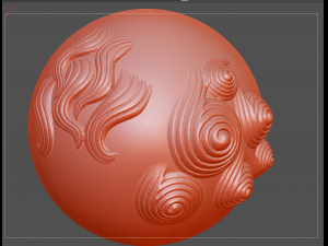 Download 7 ZBrush lion hair brushes Chinese antique stone lion hair brushes Modelo 3D