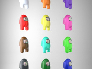 among us 3Dモデル