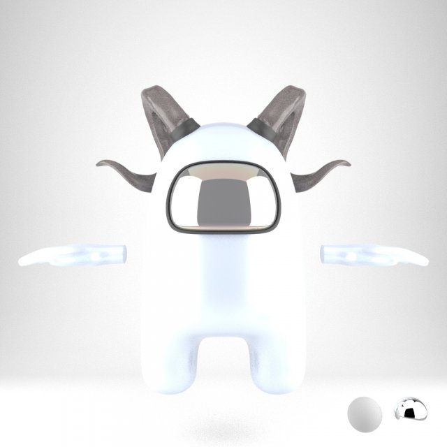 among us 3Dモデル .c4d .max .obj .3ds .fbx .stl .blend 