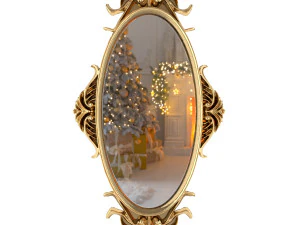 Gouden Spiegel 3D Model