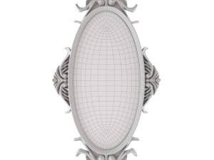 Golden Mirror 3D Model