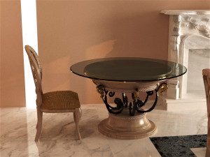 dining table set s Model 3D