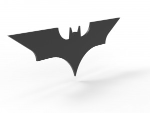 batman logo 3D प्रिंट मॉडल