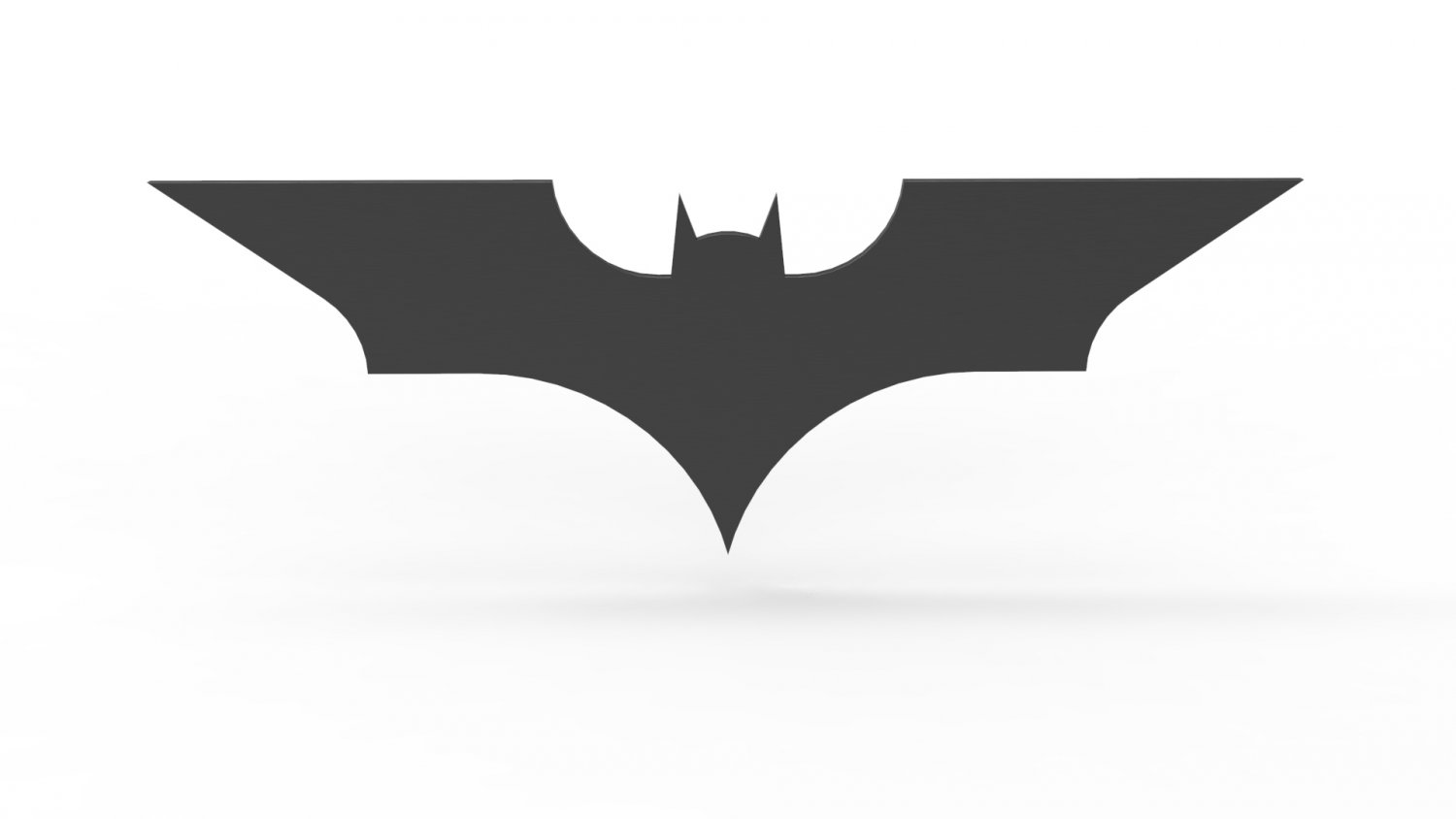 batman logo Free 3D Print Model in Signs and Logos 3DExport
