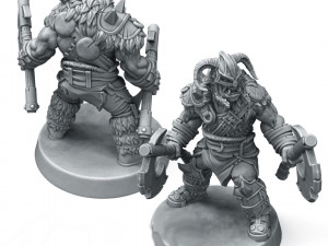 3d miniature sculpture - printable 3D Print Model