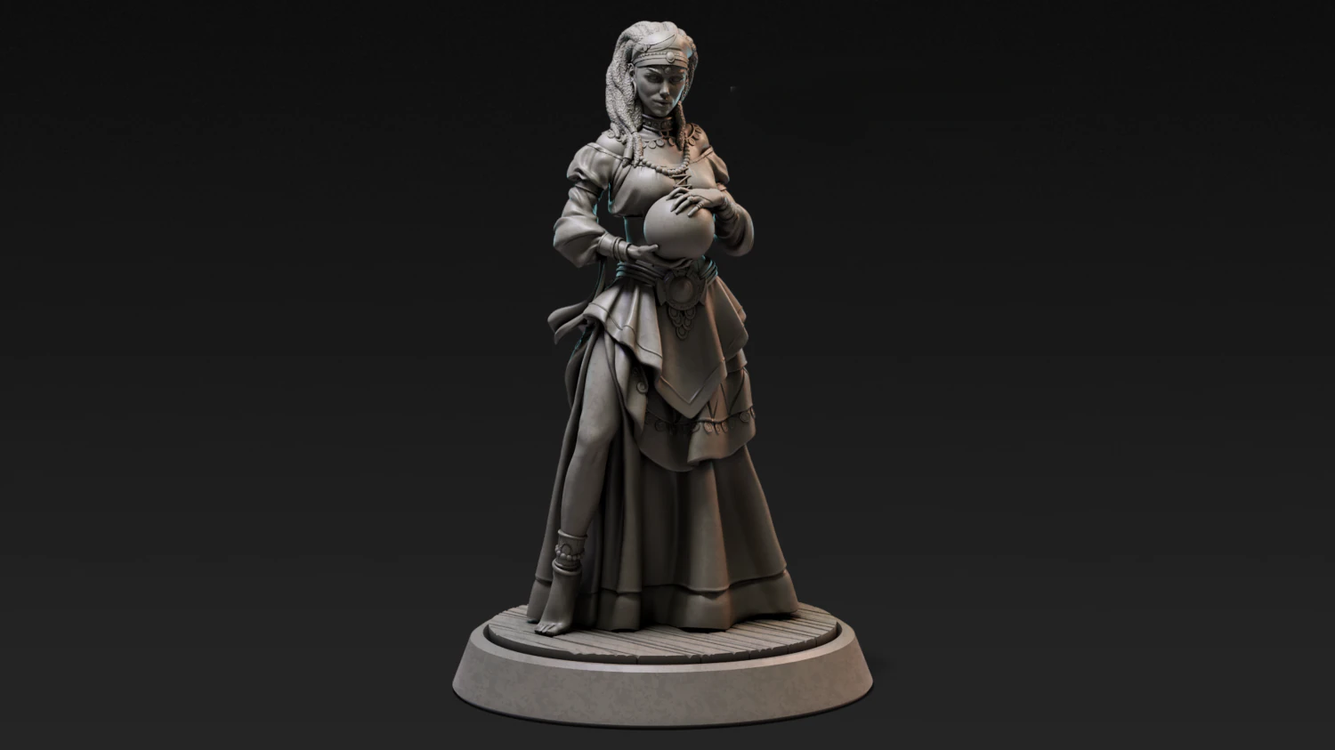 3d miniature sculpture - printable 3D Print Model .c4d .max .obj .3ds .fbx .stl .blend
