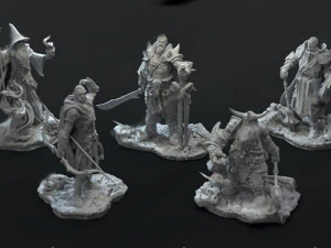 Escultura em miniatura 3D - para imprimir Modelo de Impressão 3D