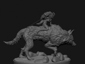 3d miniature sculpture - printable 3D प्रिंट मॉडल