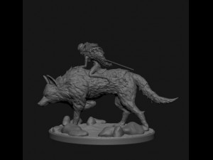 3d miniature sculpture - printable Modelo de Impressão 3D