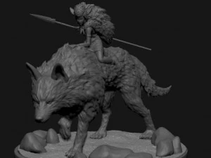 3d miniature sculpture - printable 3D Print Model