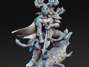 Escultura em miniatura 3D - para imprimir Modelo de Impressão 3D