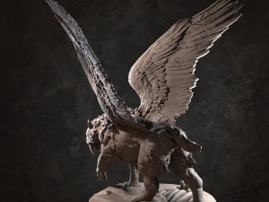 3d miniature sculpture - printable 3D Print Model
