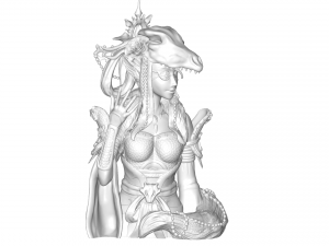 3d miniature sculpture - printable 3D Print Model