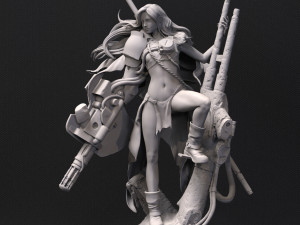 3d miniature sculpture - printable 3D Print Model