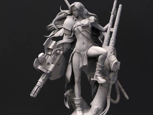 3 boyutlu minyat&uuml;r heykel - yazdırılabilir 3D Baskı Modeli