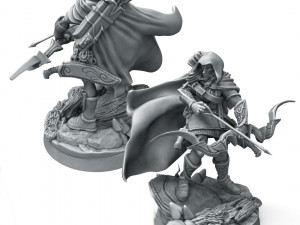 3d miniature sculpture - printable 3D Print Model