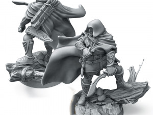 3d miniature sculpture - printable Model do druku 3D