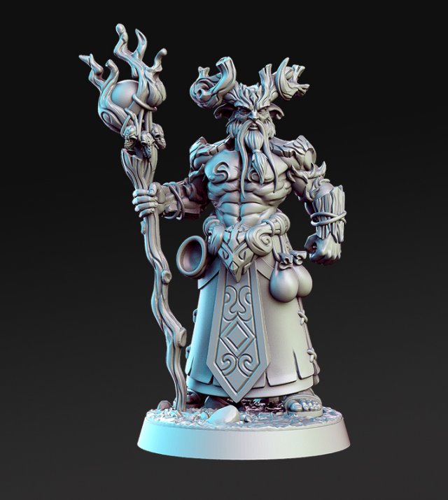 3d miniature sculpture - printable 3D-printmodel .c4d .max .obj .3ds .fbx .stl .blend 