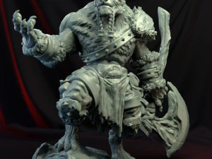 Scultura in miniatura 3D - stampabile Modello di stampa 3D