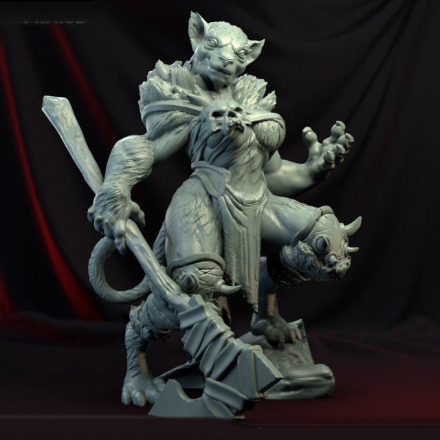 3d miniature sculpture - printable 3D प्रिंट मॉडल .c4d .max .obj .3ds .fbx .stl .blend 