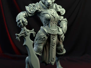 Escultura em miniatura 3D - para imprimir Modelo de Impressão 3D