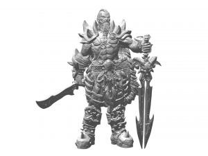 3d miniature sculpture - printable 3D-printmodel